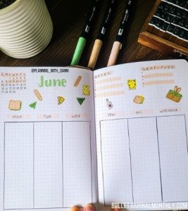 Bullet Journal Monthly - Bullet journal Inspo